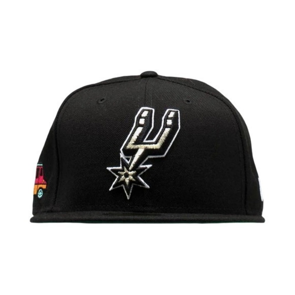 NICE KICKS X NEW ERA SAN ANTONIO SPURS NBA MENS FITTED HAT 7 1/4
